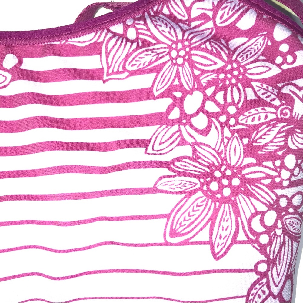 Patagonia Spaghetti Strap Purple Floral Tank Top - Picture 10 of 13
